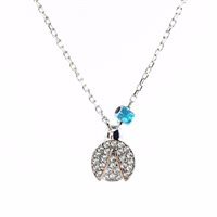 Necklace Kurshuni Woman in Silver Zirconia KR578-2 - KR578-2